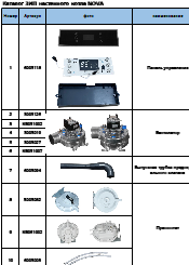 NOVA spare parts catalog